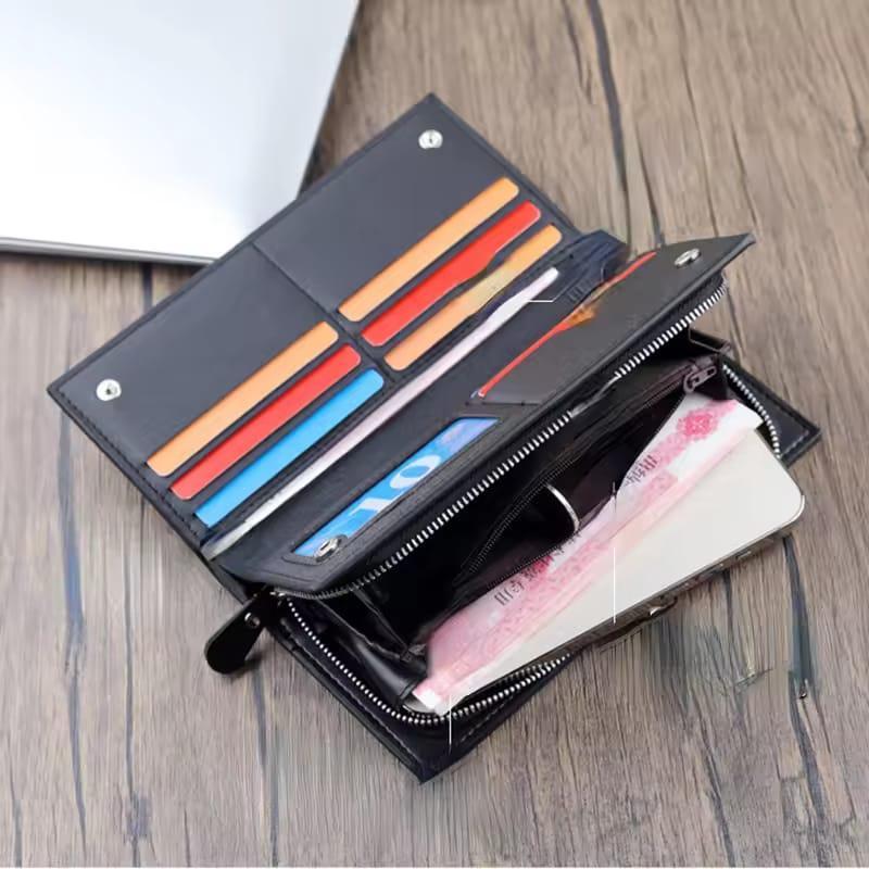 Pure Leather Wallet For Men's Black Colour - NF Collections